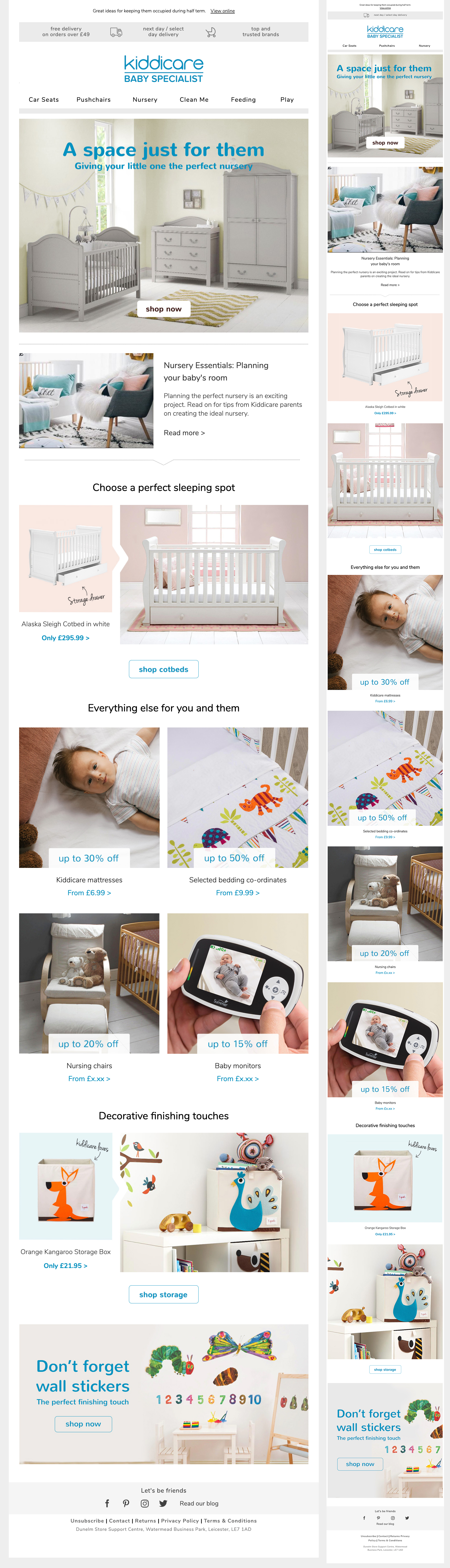 Kiddicare Email