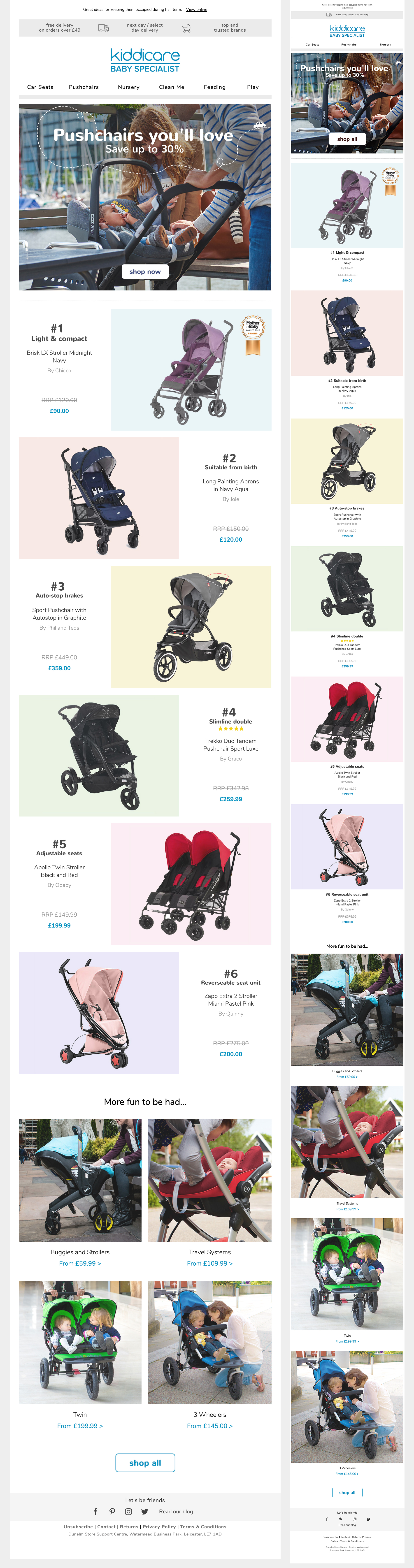 Kiddicare Email