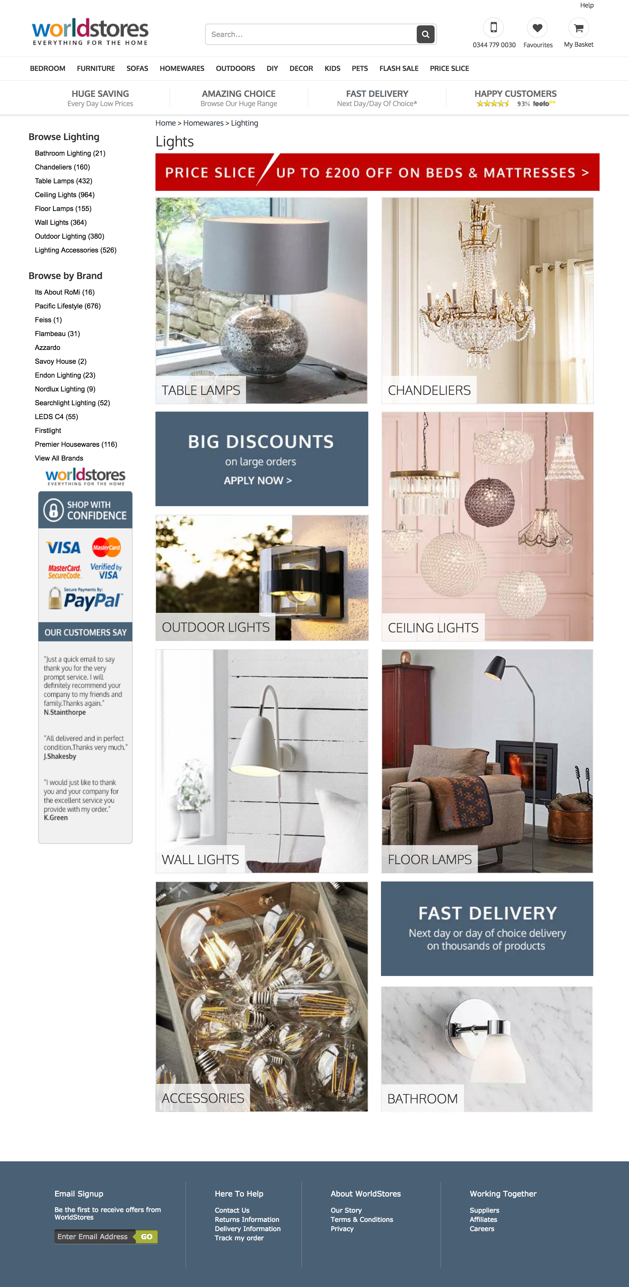 Worldstores Webpage