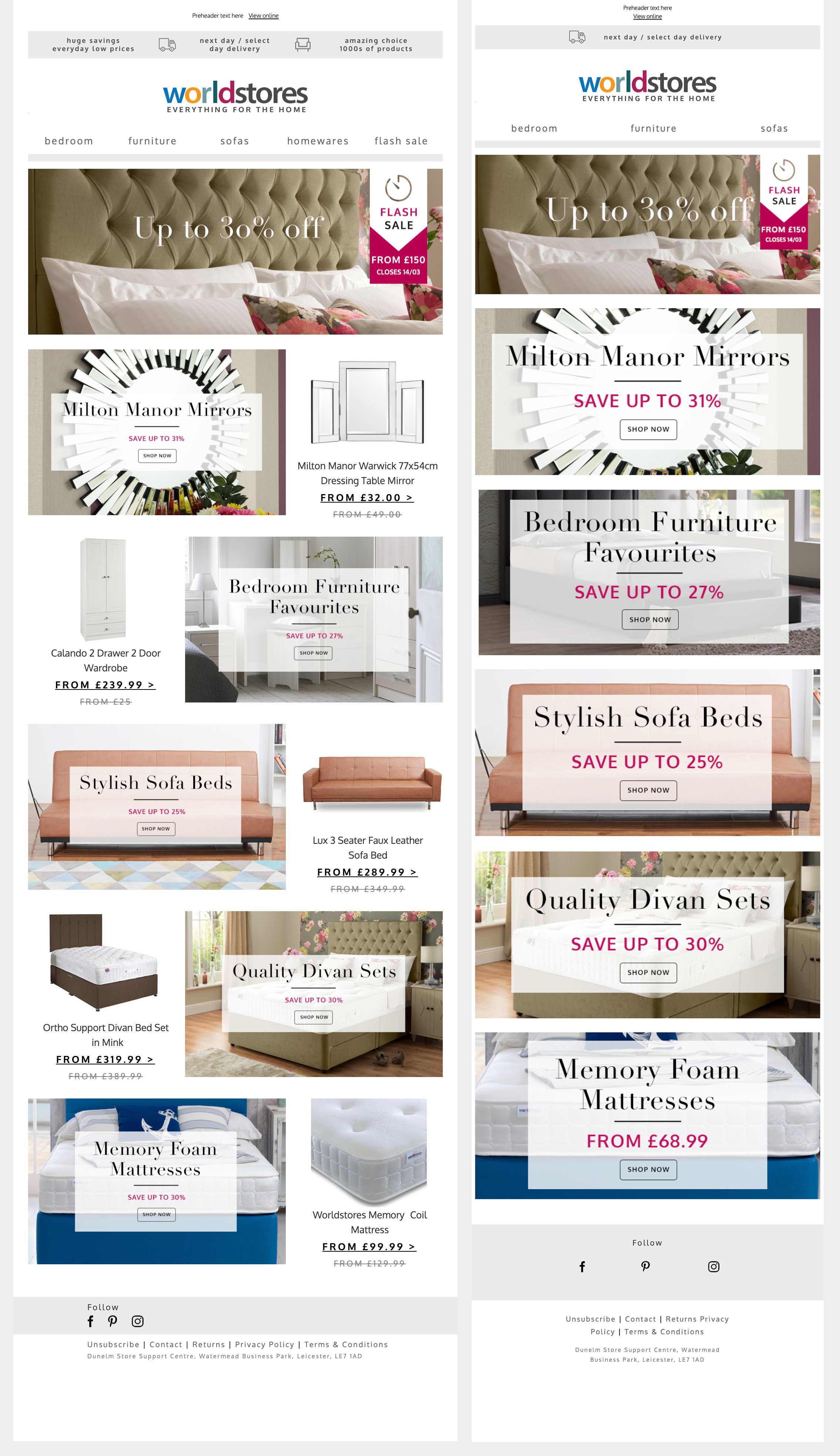 Worldstores Email