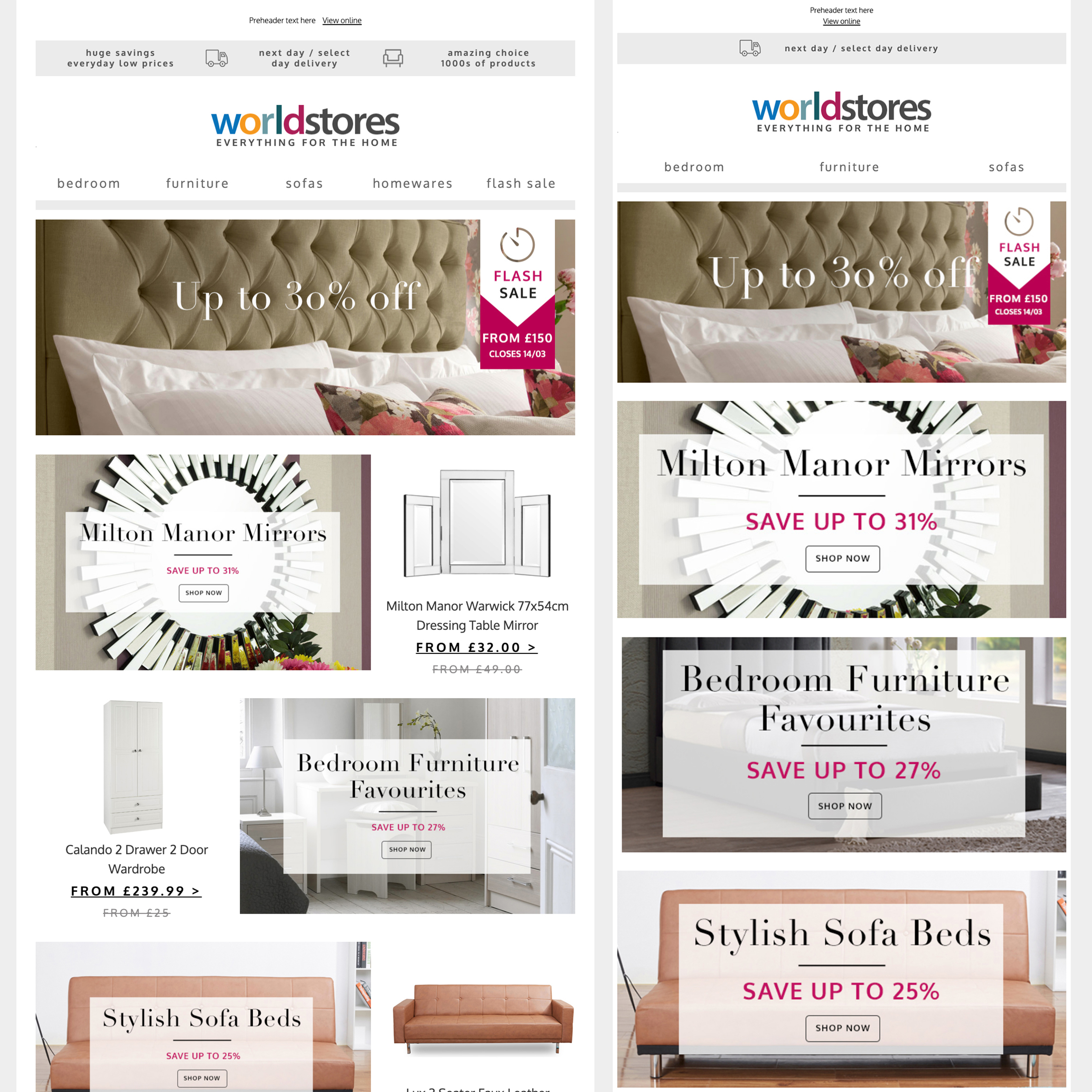 Worldstores Email