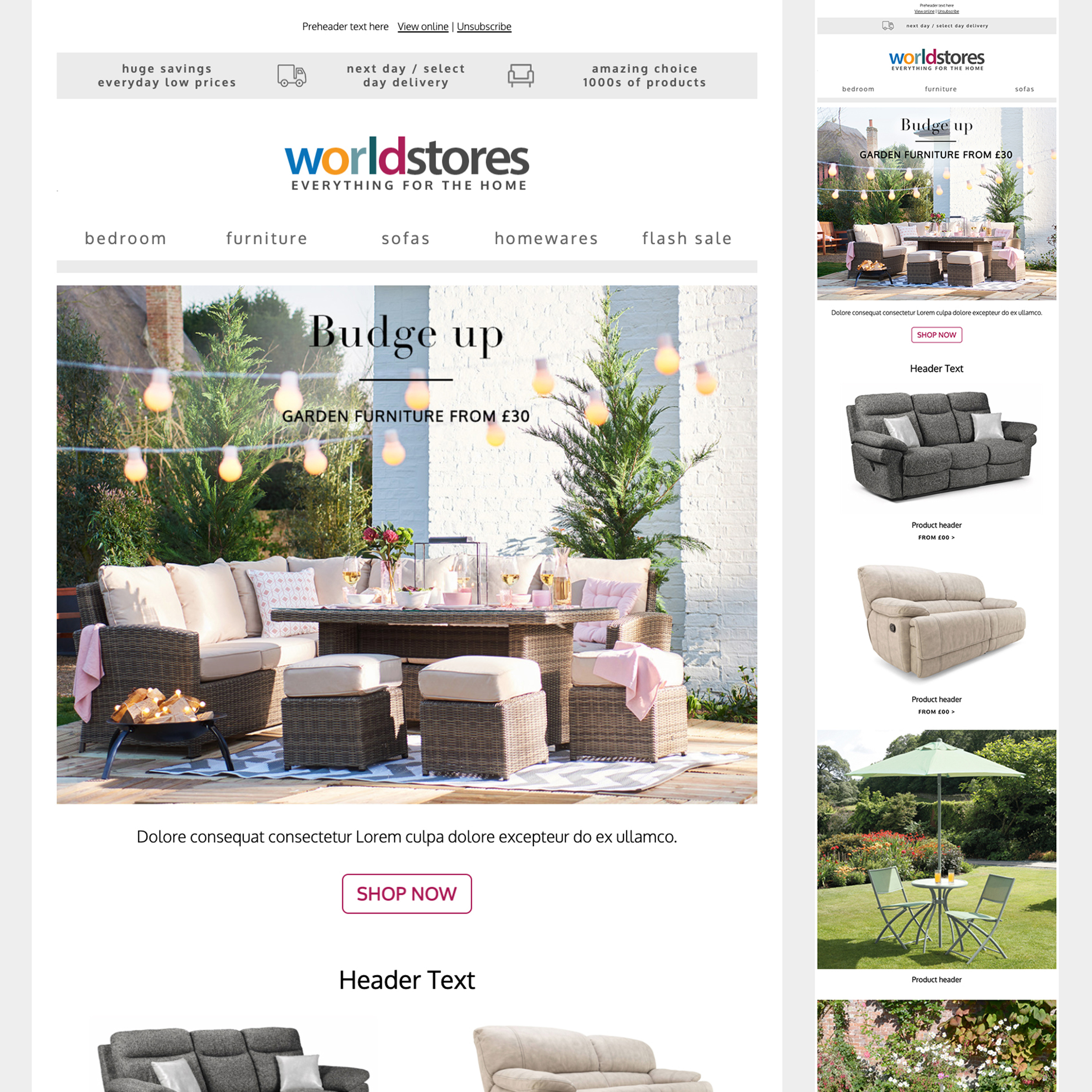 Worldstores Email