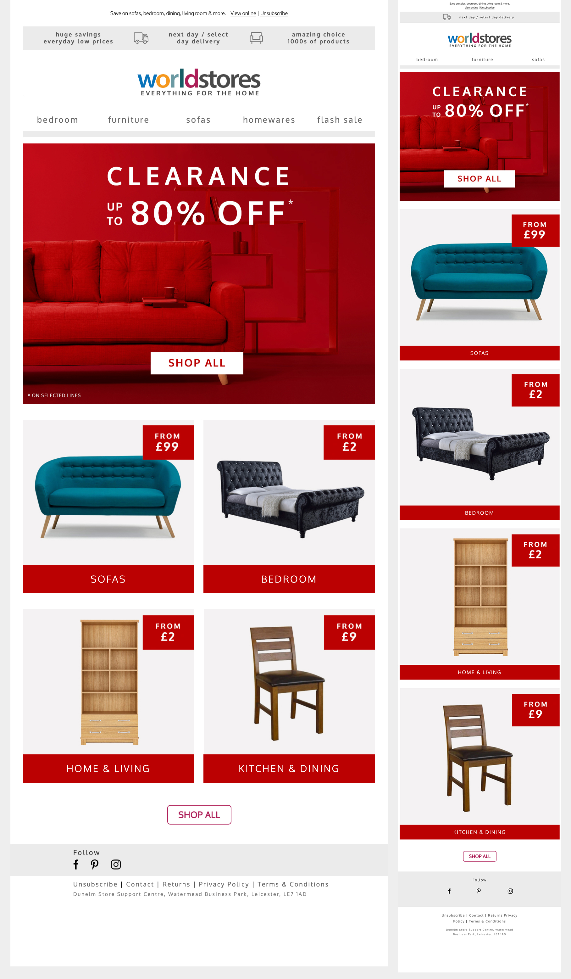 Worldstores Email