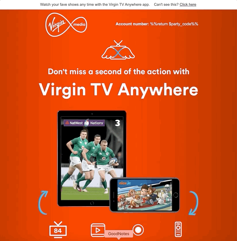 Virgin Media email